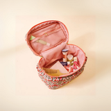 Glam & Go Quilted Cosmetic Bag, Everbloom Dusty Rose