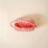 Essentials Quilted Cosmetic Pouch, Everbloom Dusty Rose