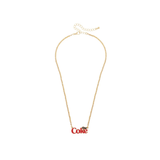 Diet Coke Ball Bead Necklace