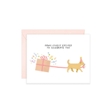 Pawsitivly Excited Doggy Birthday Card