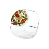Cookie Jar with Deck the Halls Lid