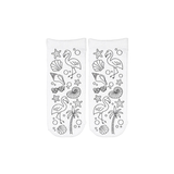 Beach Fun Coloring Socks