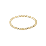 Classic Gold 4mm Bead Bracelet