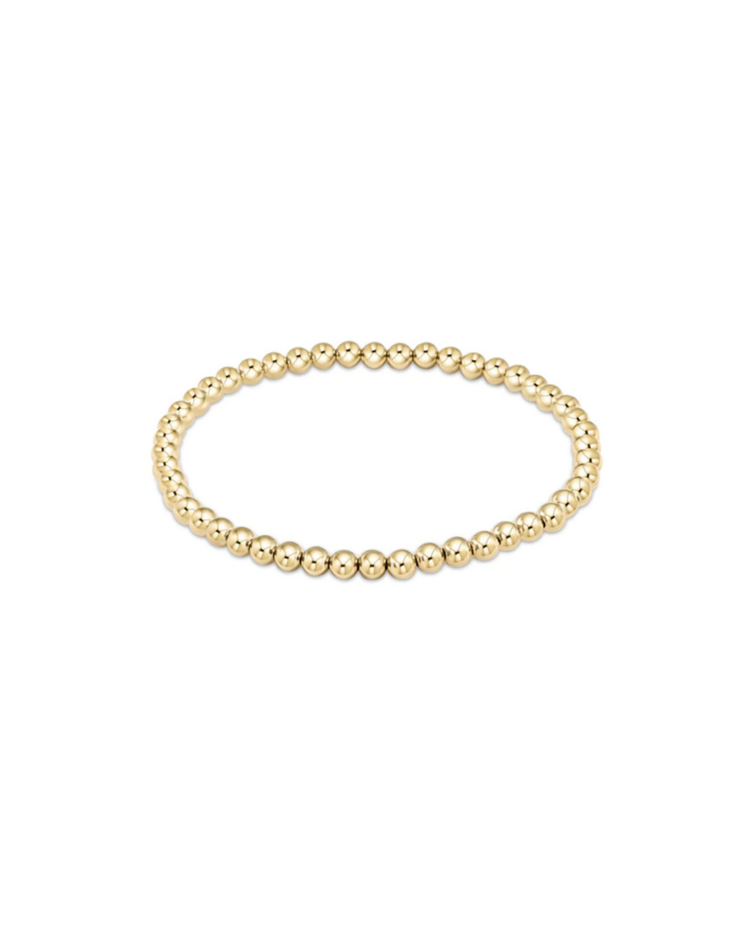 Classic Gold 4mm Bead Bracelet