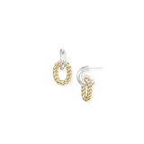 Legacy Link Earrings, Gold/Silver