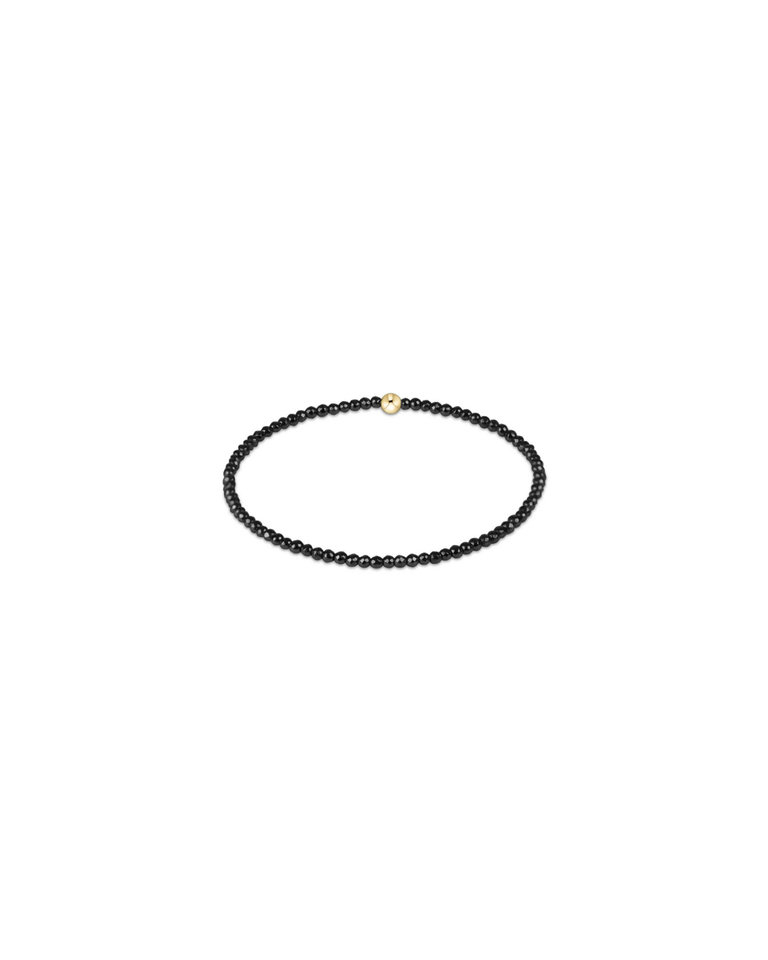 Faceted Hematite 2mm Bead Bracelet
