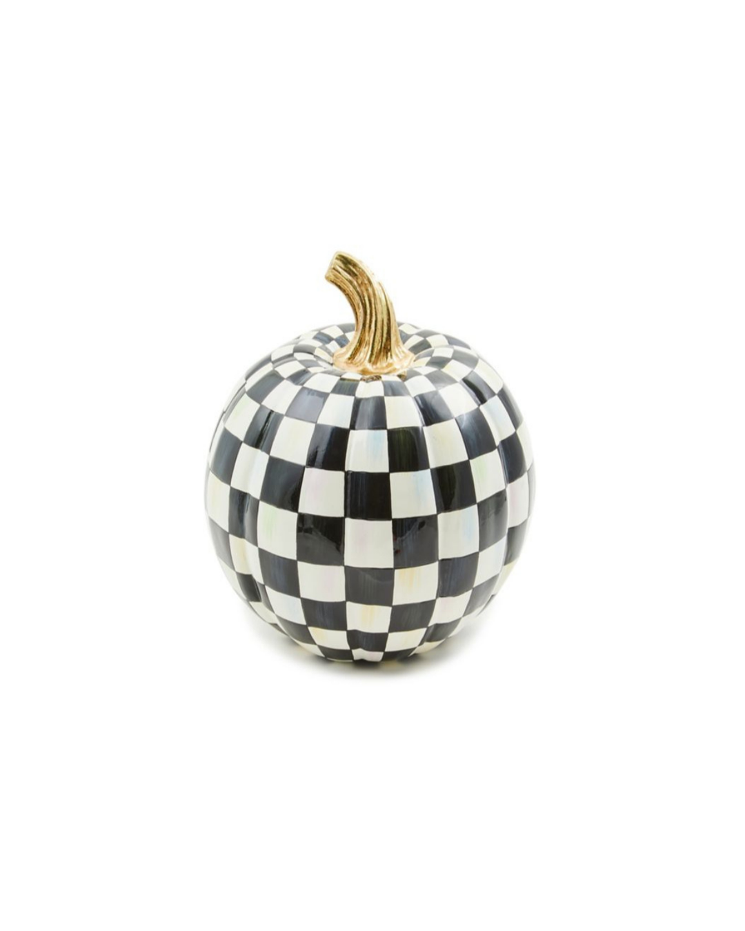 Courtly Check Glossy Small Pumpkin