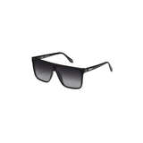 Nightfall Oversized Sunglasses, Black/ Smoked Polarized