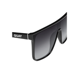 Nightfall Oversized Sunglasses, Black/ Smoked Polarized