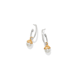 Everbloom Pearl Hoop Earrings