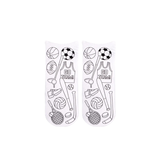 Sports Coloring Socks