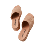 Harbor Flatform Sandals, Rose Gold
