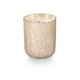 Winter White Small Boxed Crackle Glass Candle
