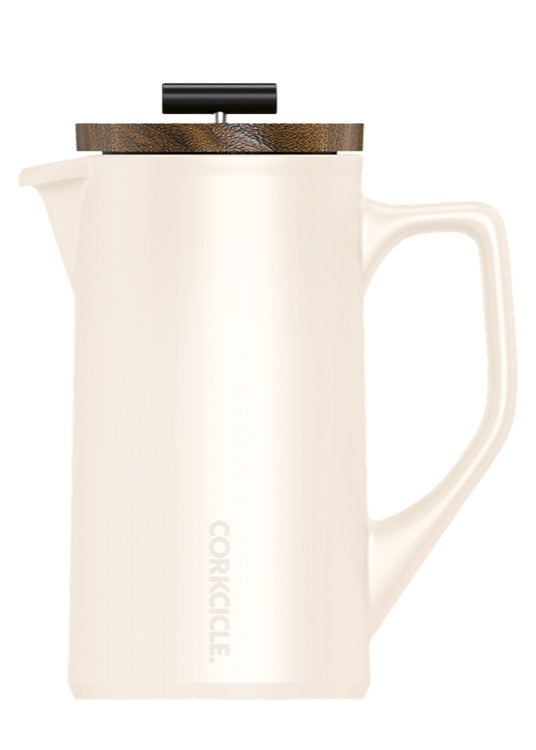 Ceramic French Press, Oat Milk