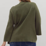 Never Look Back Sweater, Olive
