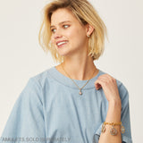 Luxe Link Charm Bracelet, Gold