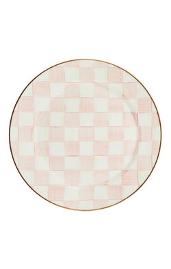 Rosy Check Enamel Charger/Plate