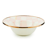Rosy Check Enamel Breakfast Bowl