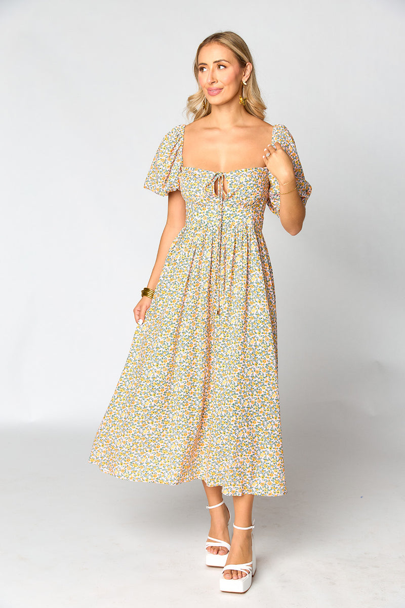 Olsen Midi Dress, Magnolia