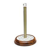 Sterling Check Wood Paper Towel Holder