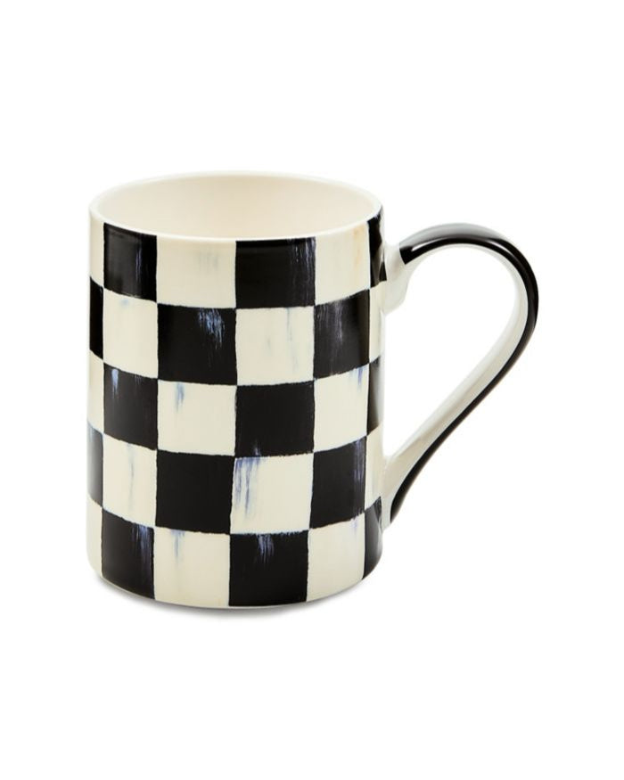 Courtly Check Porcelain Mug