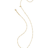 Big Sis Short Pendant Gold Necklace, Freshwater Cultured Pearl