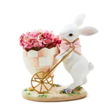 Rosy Meadow Bunny Egg Cart