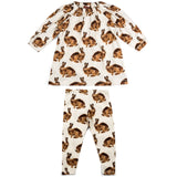 Organic Bunny Dress & Legging Set