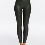 Faux Leather Leggings - Black