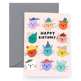 Cat Pals - Birthday Card