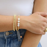 Sorority Gold Letter Bracelet