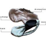 Belle De Nuit Eye Mask, Blue