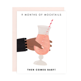 Mocktails Then Baby Card