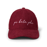 Sorority Corduroy Hat