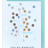 Pop Fizz Wedding Card