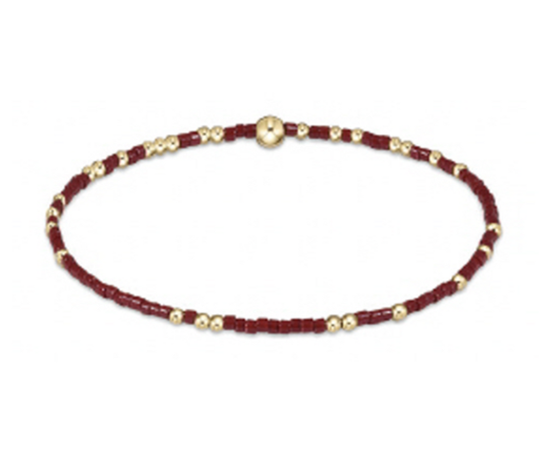 Hope Unwritten Bracelet, Wine