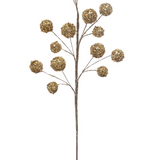 Sequin Ball Pick, GoldFinish