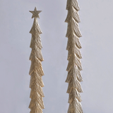 Metal Christmas Tree, Brass Finish