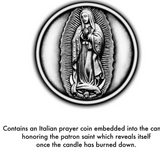 Virgin Mary of Guadalupe Saint Candle