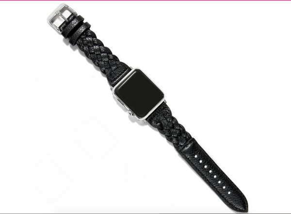 Sutton Braided Leather Watch Band