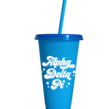 Sorority Glitter Color Changing Cup