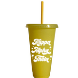 Sorority Glitter Color Changing Cup