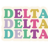 Greek Multi Color Decal