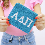 Sorority Beaded Coin Pouch
