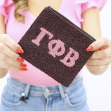 Sorority Beaded Coin Pouch