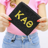 Sorority Beaded Coin Pouch