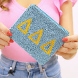 Sorority Beaded Coin Pouch