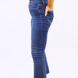 Colette Crop Flare Jean, Hydrangea