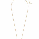 Elisa 14k Gold Necklace in White Diamond