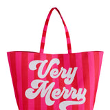 "Very Merry" Gifting Tote, Red